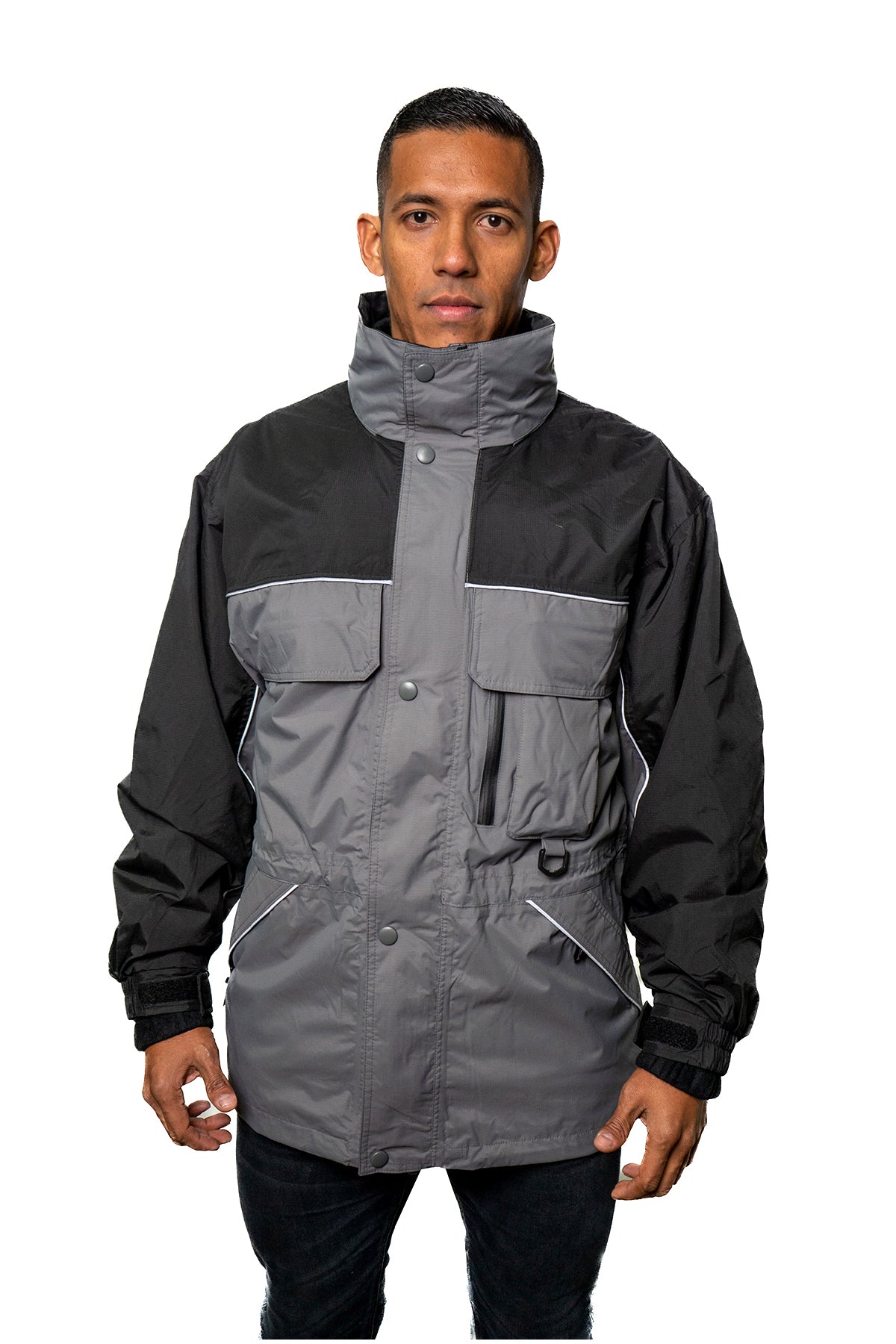 PARKA HOMBRE NORTHLAND MINERA 3 EN 1 IMPERMEABLE GRIS/NEGRO 01-00000