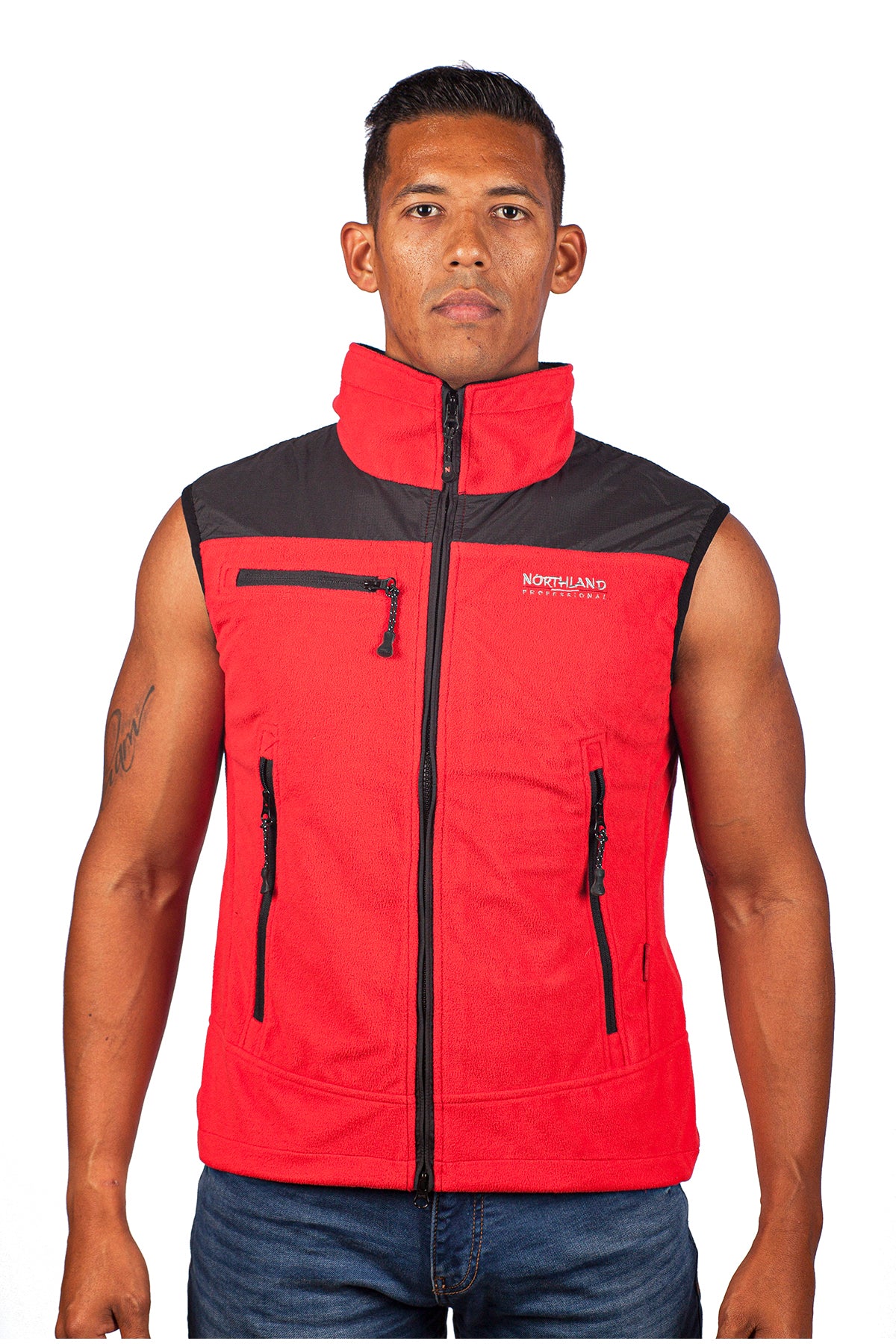 CHAQUETA HOMBRE NORTHLAND POLAR GRAVITY XT S/MANGAS RED 02-000740