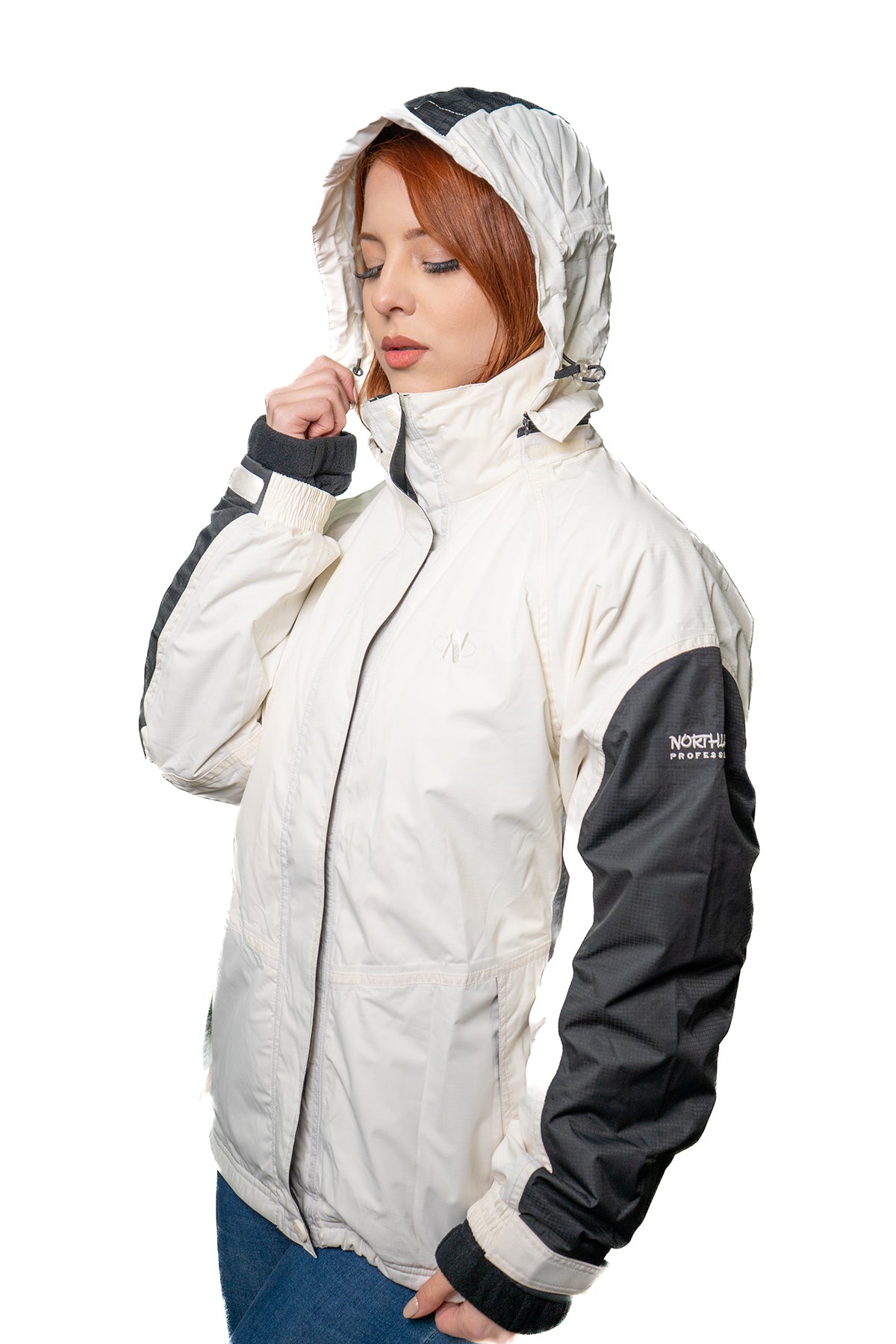 PARKA MUJER 3 EN 1 NORTHLAND MERIBEL COMBI IVORY BLACK 02-009253