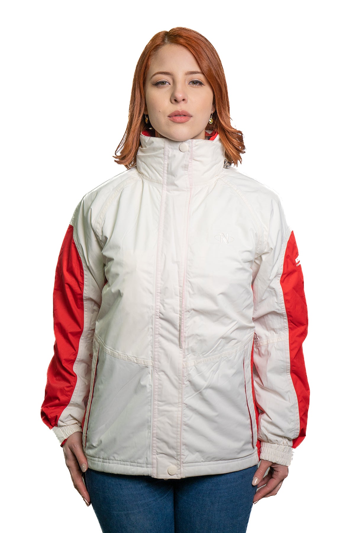 PARKA MUJER 3 EN 1 NORTHLAND MERIBEL COMBI WHITE RED 02-009254