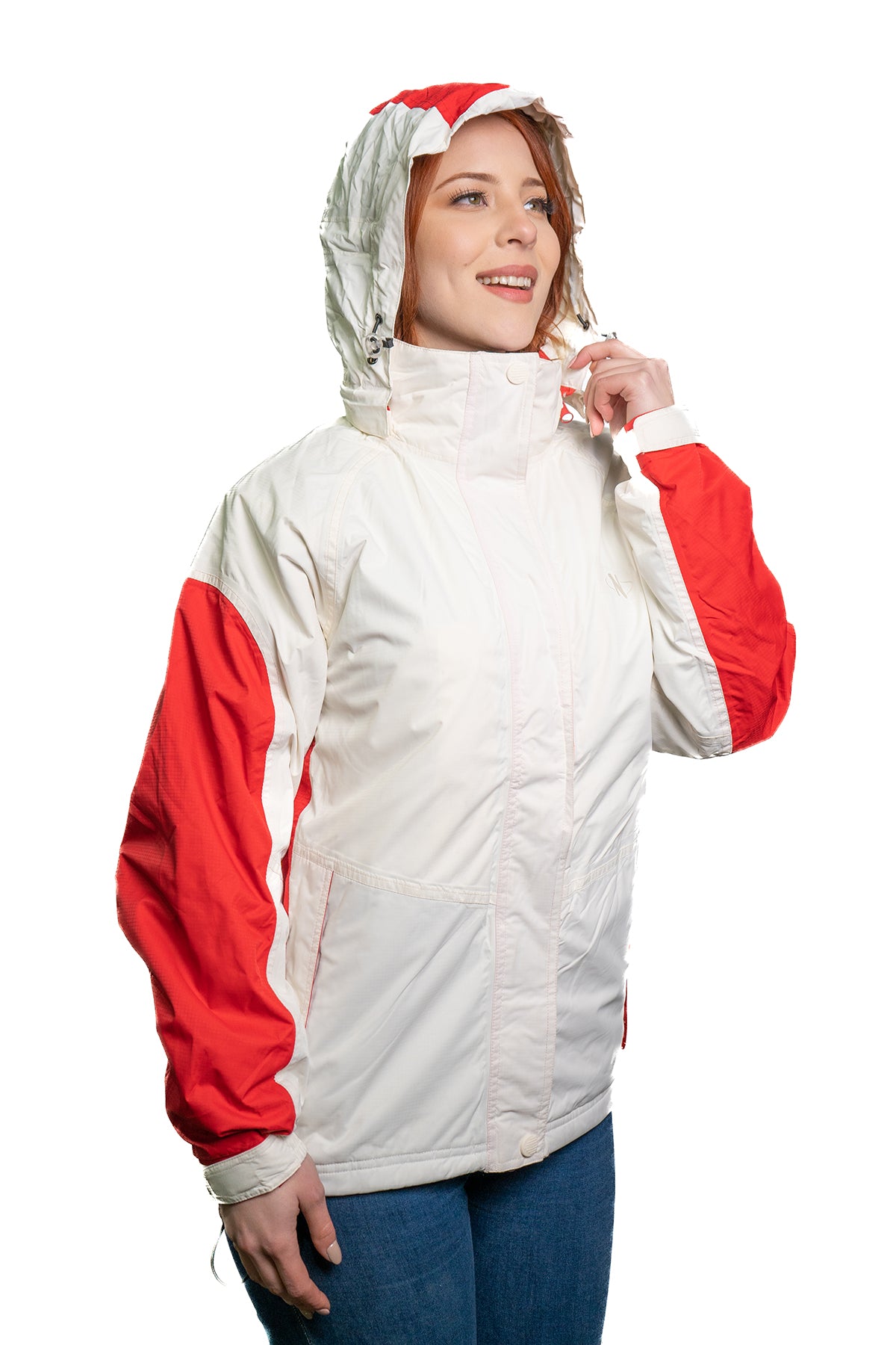 PARKA MUJER 3 EN 1 NORTHLAND MERIBEL COMBI WHITE RED 02-009254