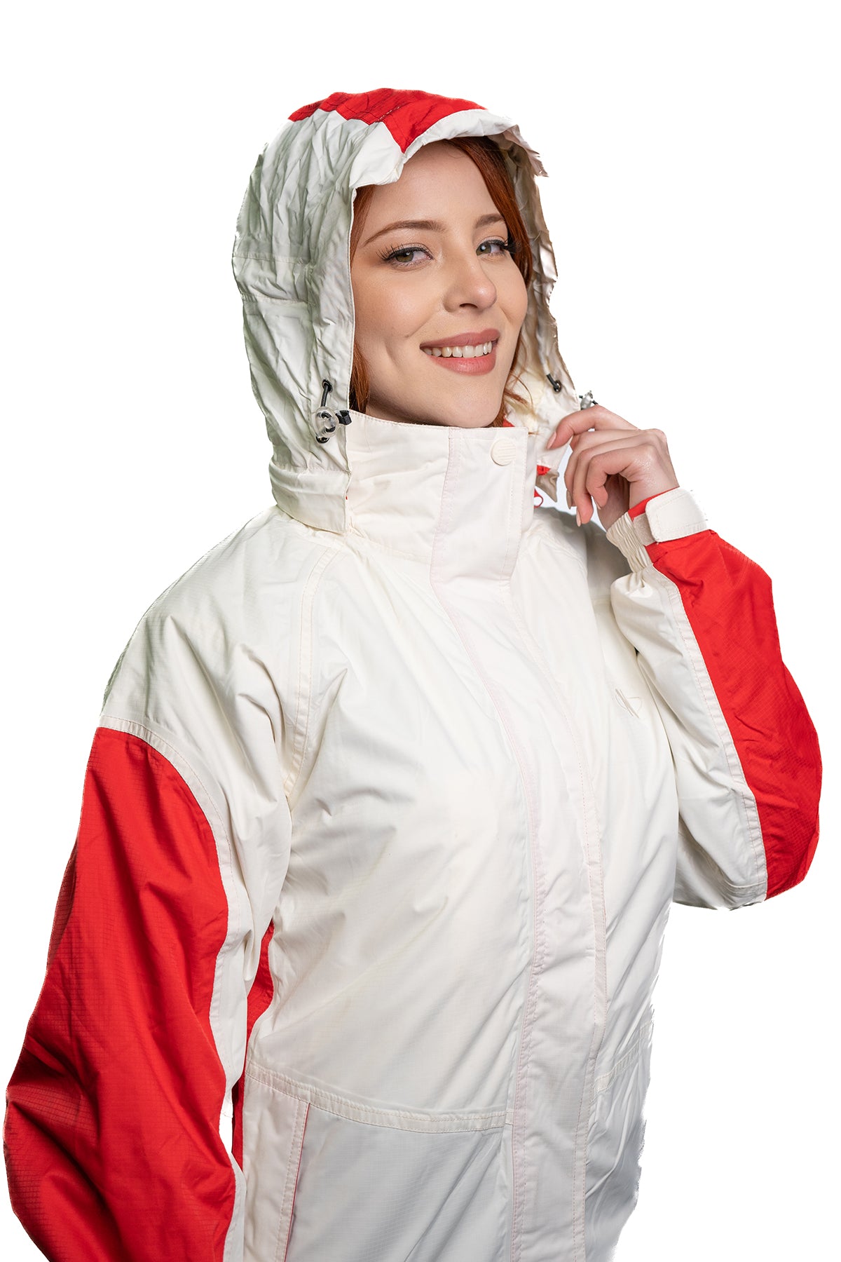 PARKA MUJER 3 EN 1 NORTHLAND MERIBEL COMBI WHITE RED 02-009254