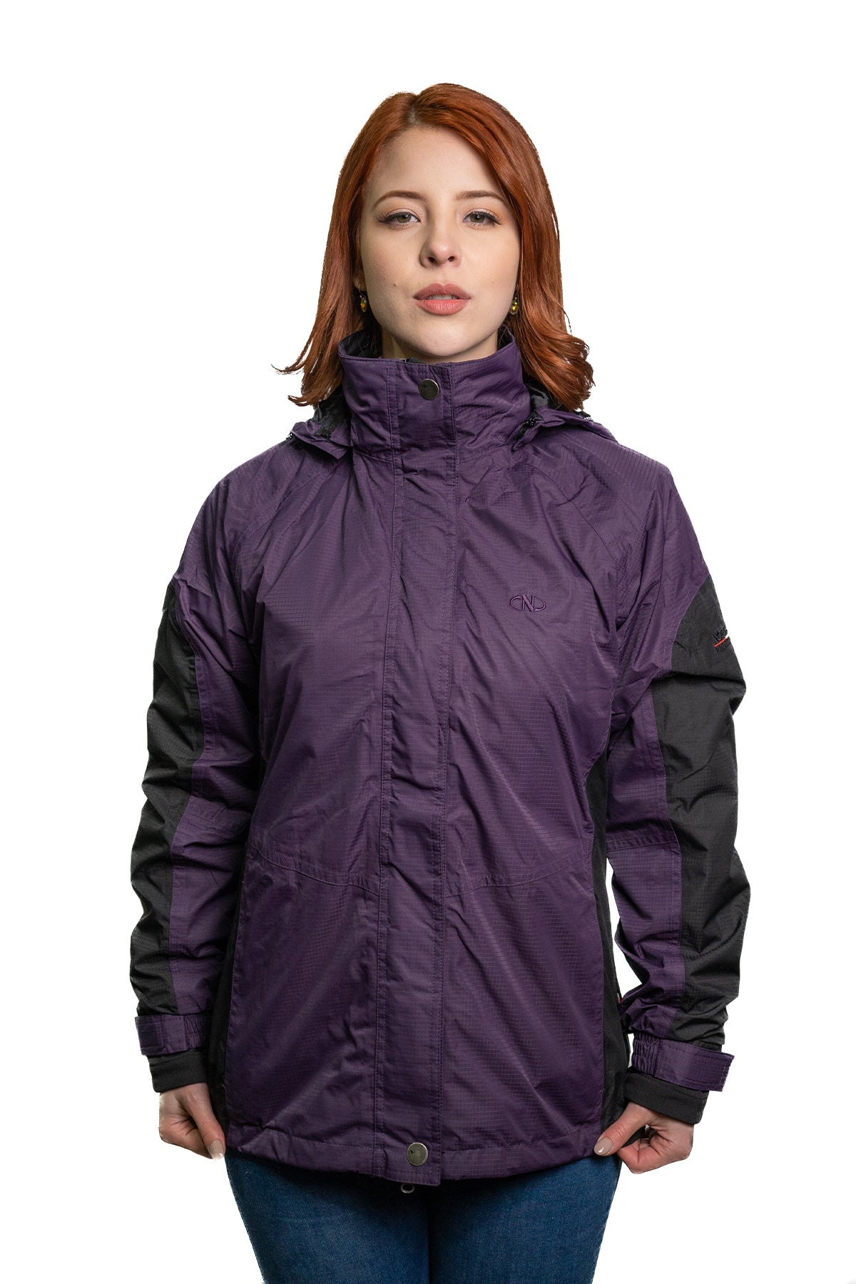 PARKA MUJER 3 EN 1 NORTHLAND EXO MERIBEL COMBI PLUM BLACK 02-0226273