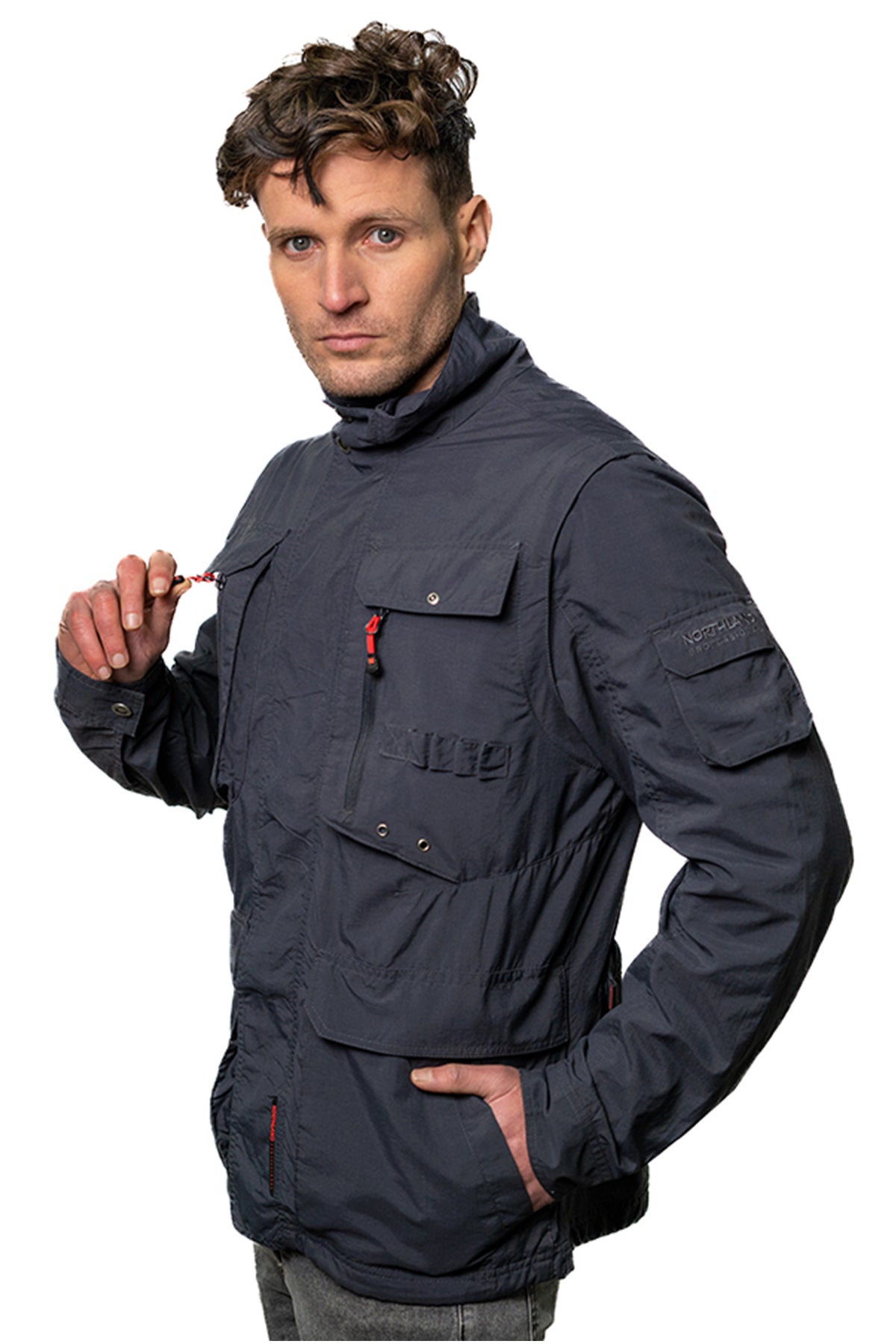 CHAQUETA HOMBRE NORTHLAND PRO-DRY TRAIL ALUMINIUM 02-0260823