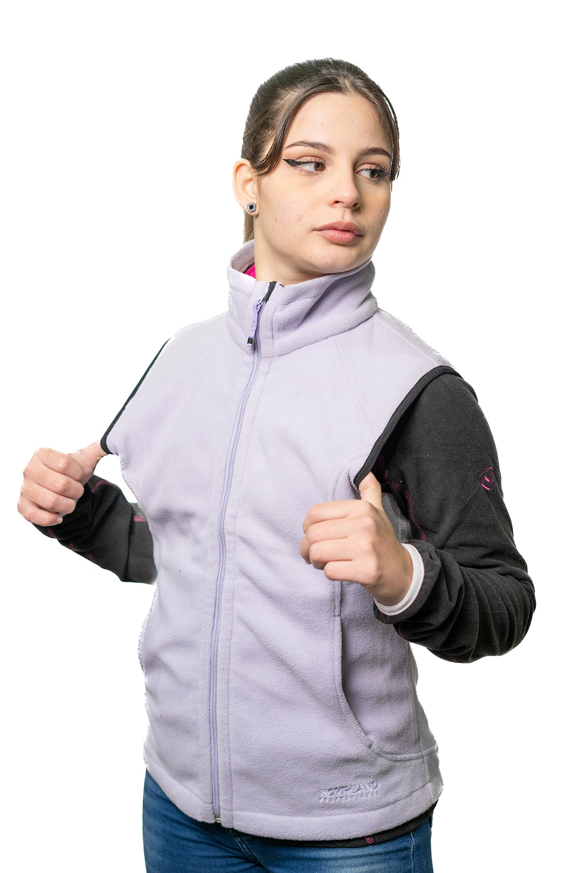 CHAQUETA SIN MANGA MUJER NORTHLAND CAS RAMONA FLEECE MISTIC LILA 02-0292659