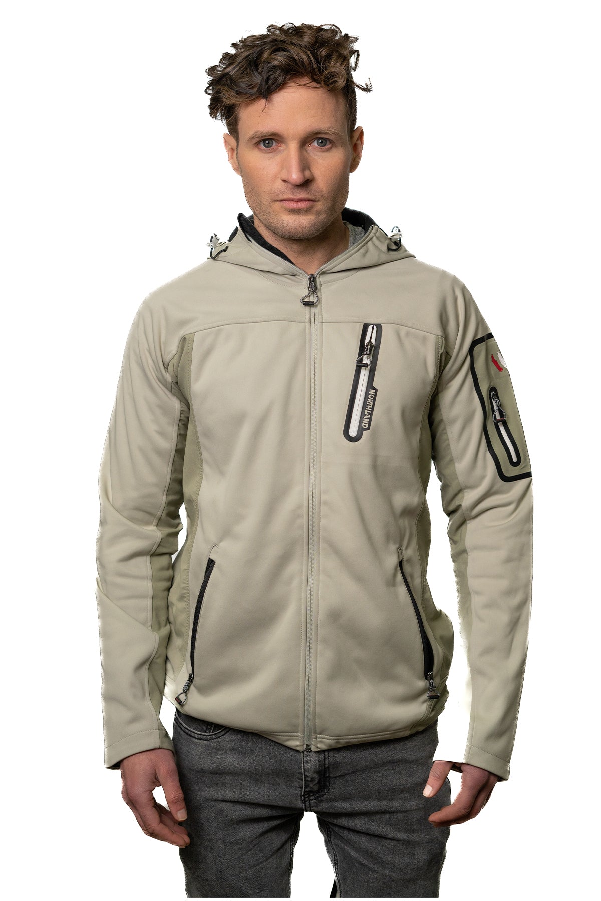 POLERON HOMBRE NORTHLAND SOFTSHELL TASMAN CHALK 02-0354911