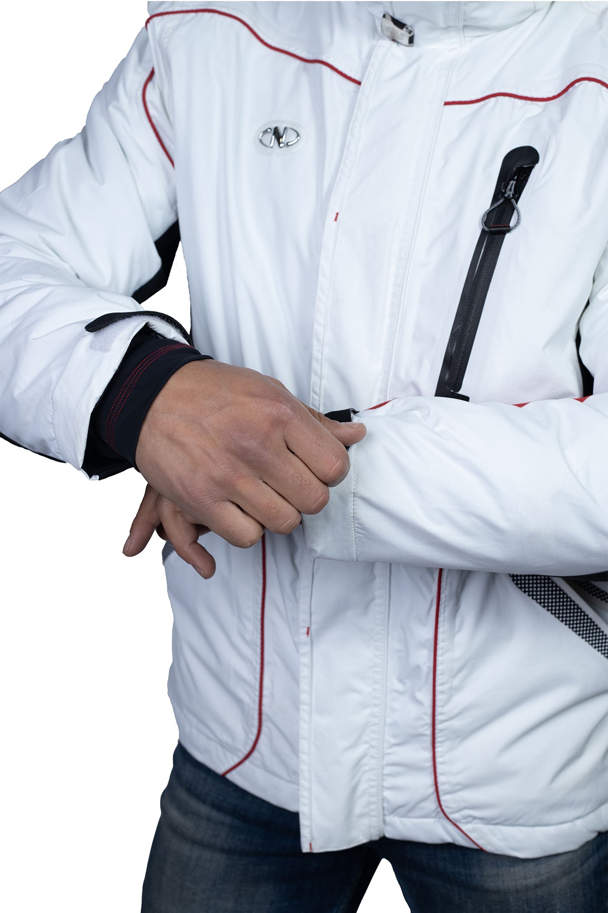 PARKA SKI HOMBRE NORTHLAND XEN TUROA WHITE/BLACK/RED 02-0374816