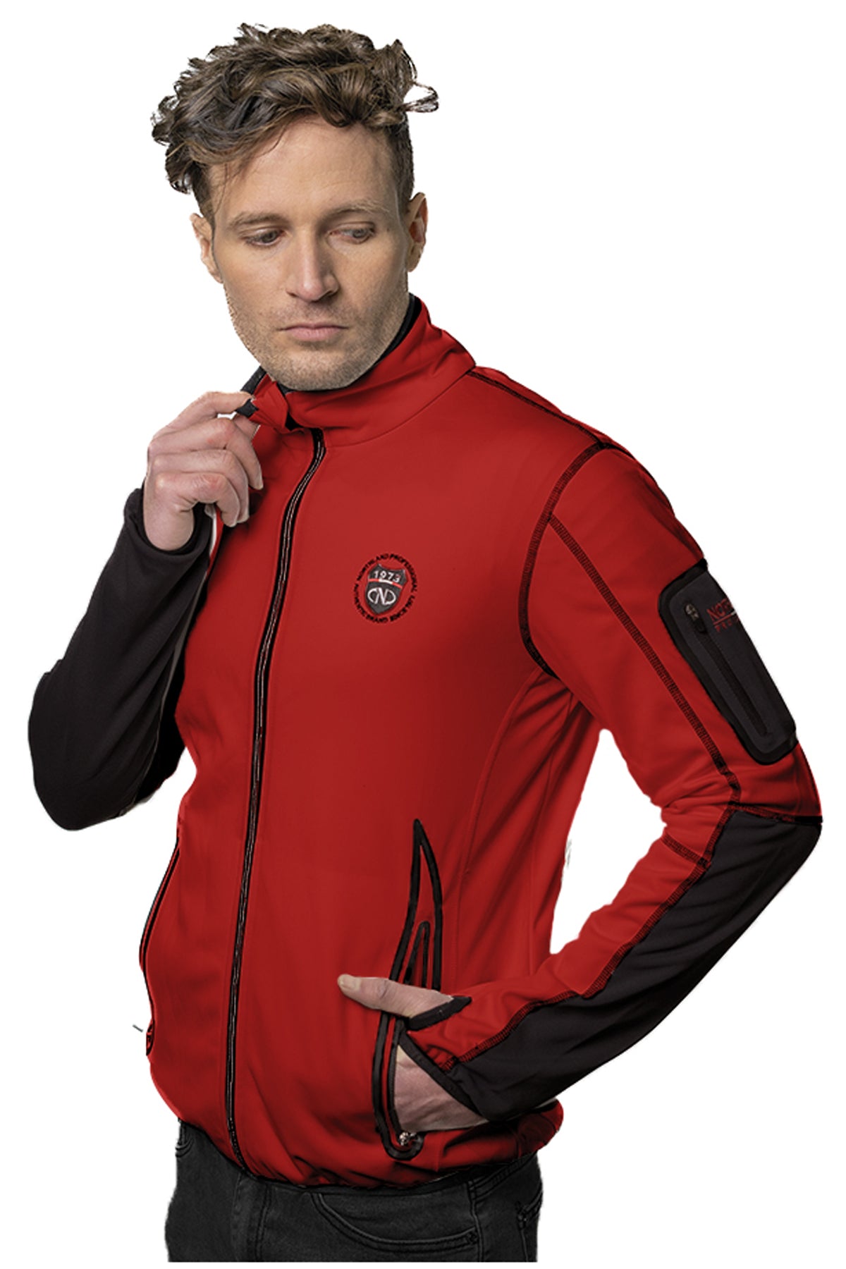 CHAQUETA DEPORTIVA HOMBRE NORTHLAND FIELDSENSOR XT RED BLACK 02-037592