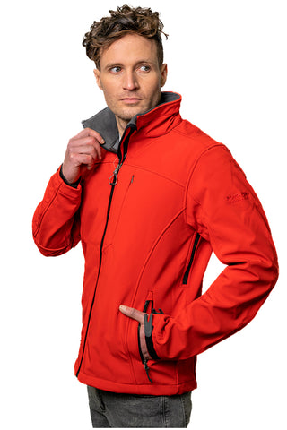 CHAQUETA HOMBRE NORTHLAND SOFT-SHELL LIN RED 02-044342
