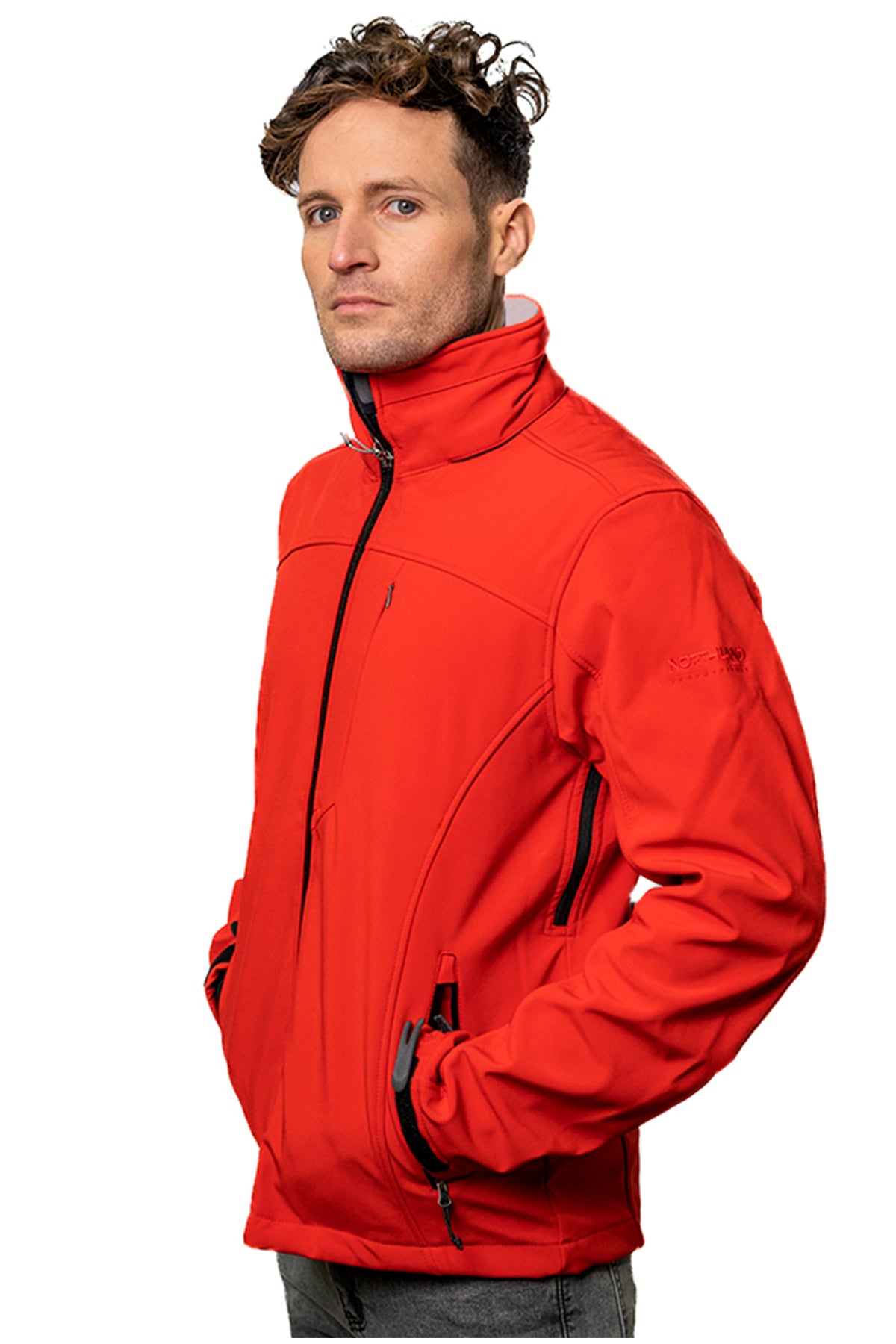 CHAQUETA HOMBRE NORTHLAND SOFT-SHELL LIN RED 02-044342