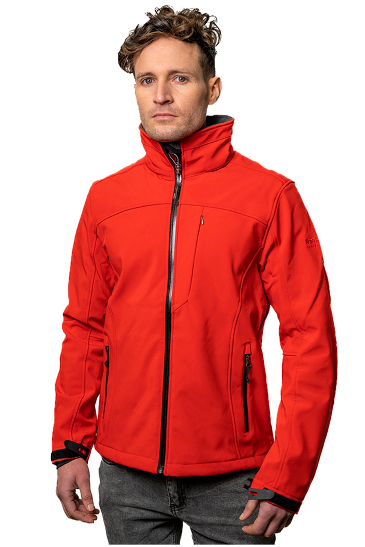 CHAQUETA HOMBRE NORTHLAND SOFT-SHELL LIN RED 02-044342