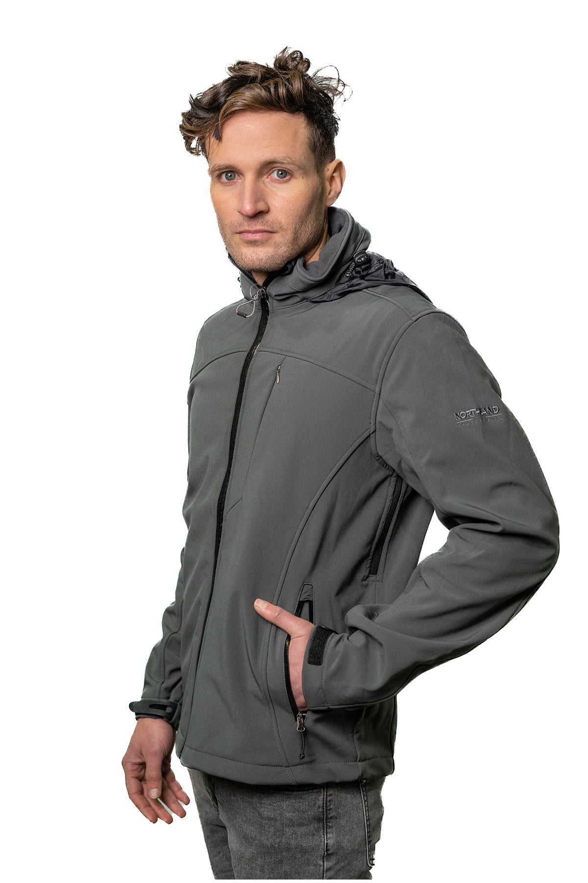 CHAQUETA HOMBRE NORTHLAND SOFT-SHELL LIN ANTHRACITE 02-0443423