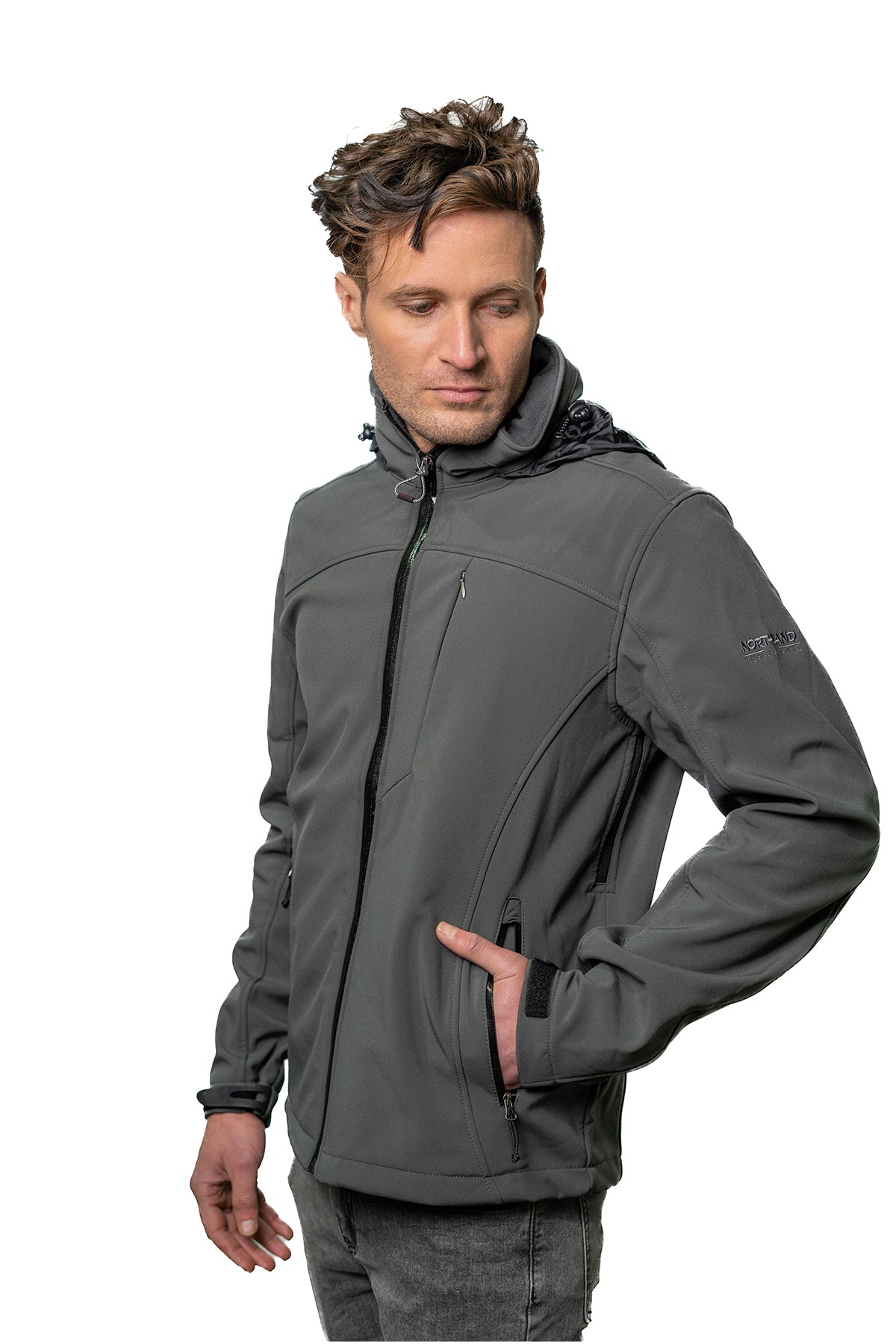 CHAQUETA HOMBRE NORTHLAND SOFT-SHELL LIN ANTHRACITE 02-0443423