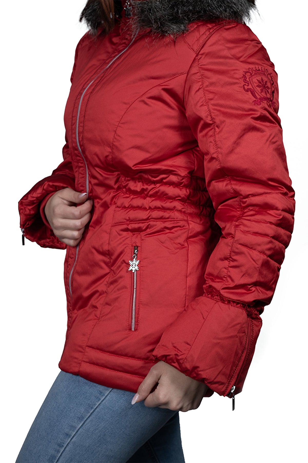 PARKA MUJER NORTHLAND PLUMA TANI ROJA 02-045912