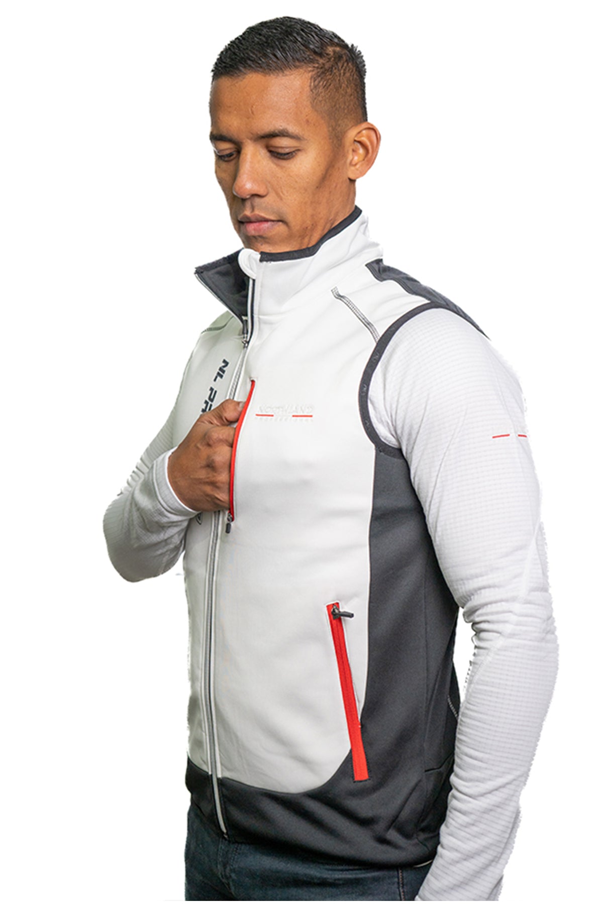 CHAQUETA SIN MANGA HOMBRE NORTHLAND PRO STR HAKON WHITE BLACK 02-0462516