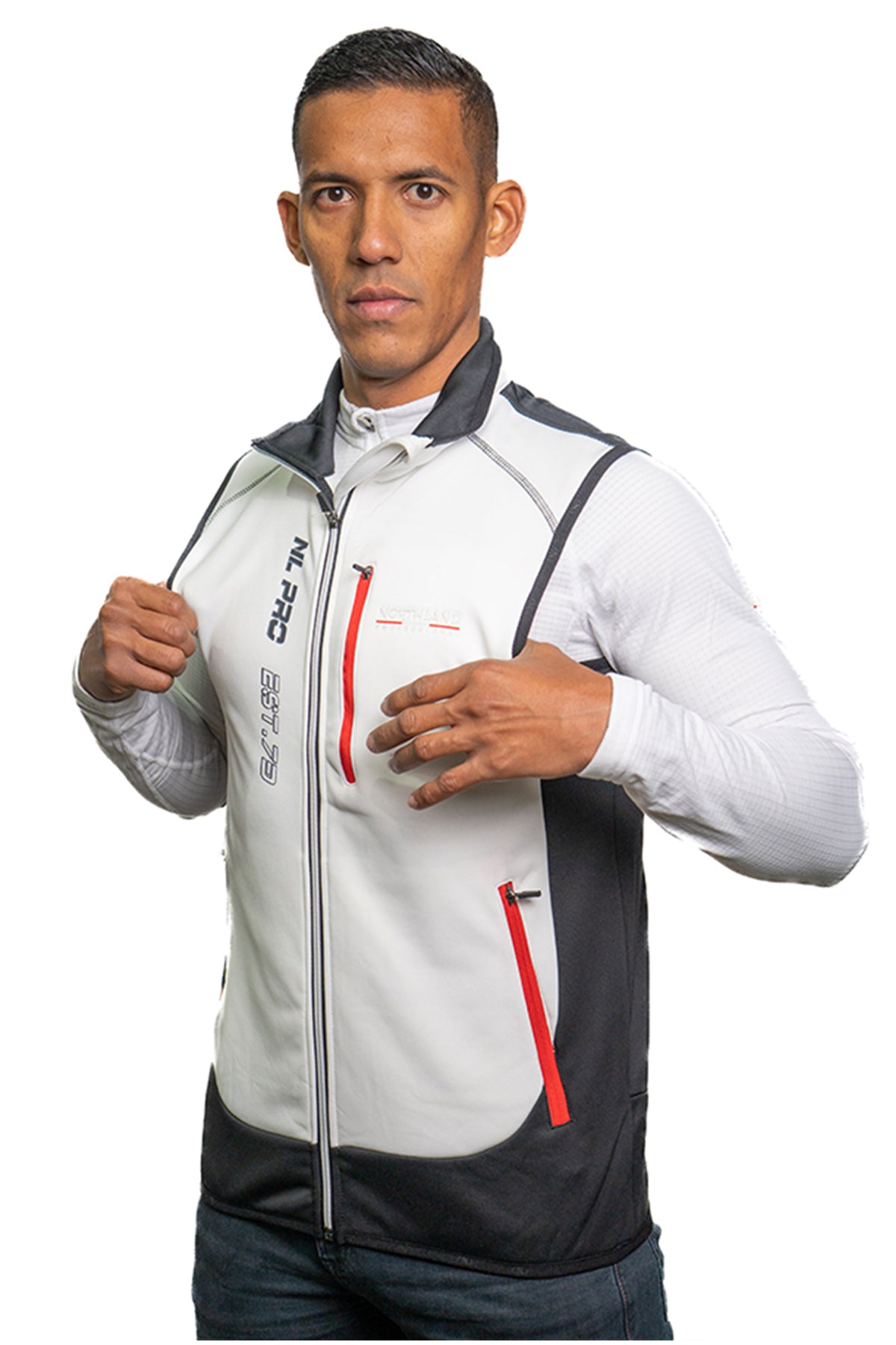 CHAQUETA SIN MANGA HOMBRE NORTHLAND PRO STR HAKON WHITE BLACK 02-0462516