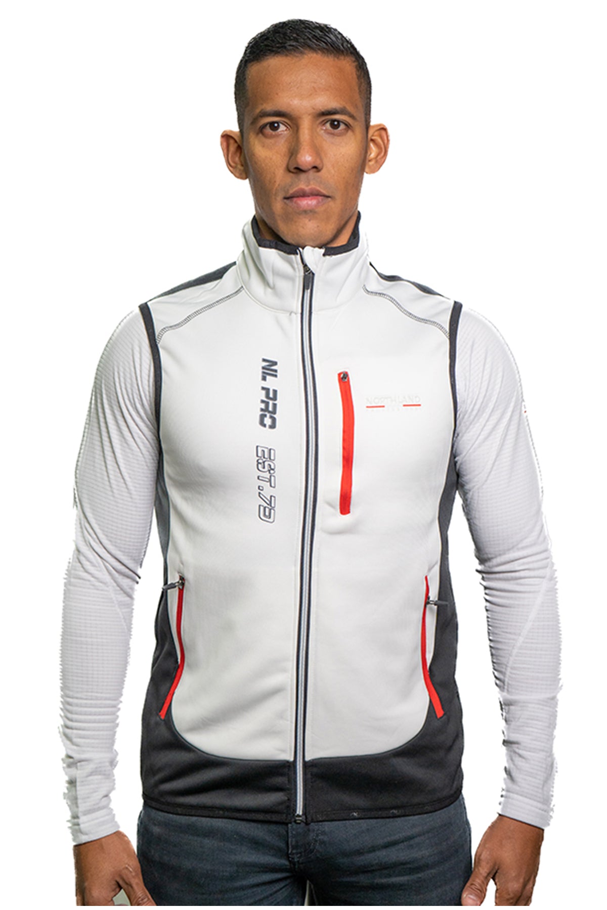 CHAQUETA SIN MANGA HOMBRE NORTHLAND PRO STR HAKON WHITE BLACK 02-0462516