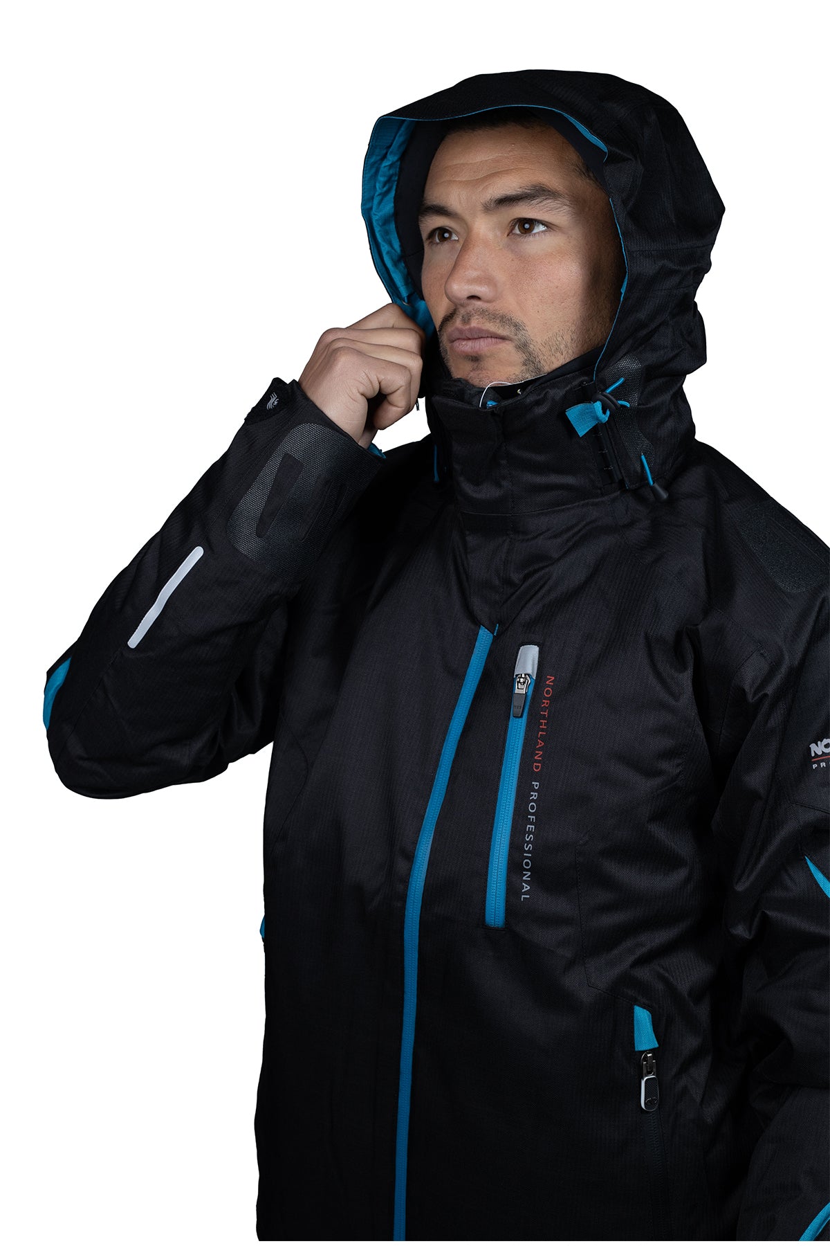 PARKA HOMBRE NORTHLAND FRESKI COMBI BLACK CIAN BLUE 02-047251