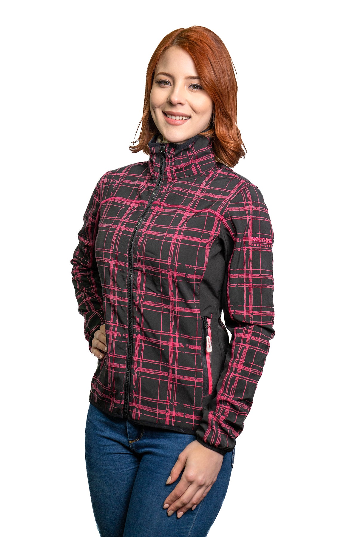 PARKA MUJER NORTHLAND FREESKI COMBI BLACK WHITE FUXIA 02-048031