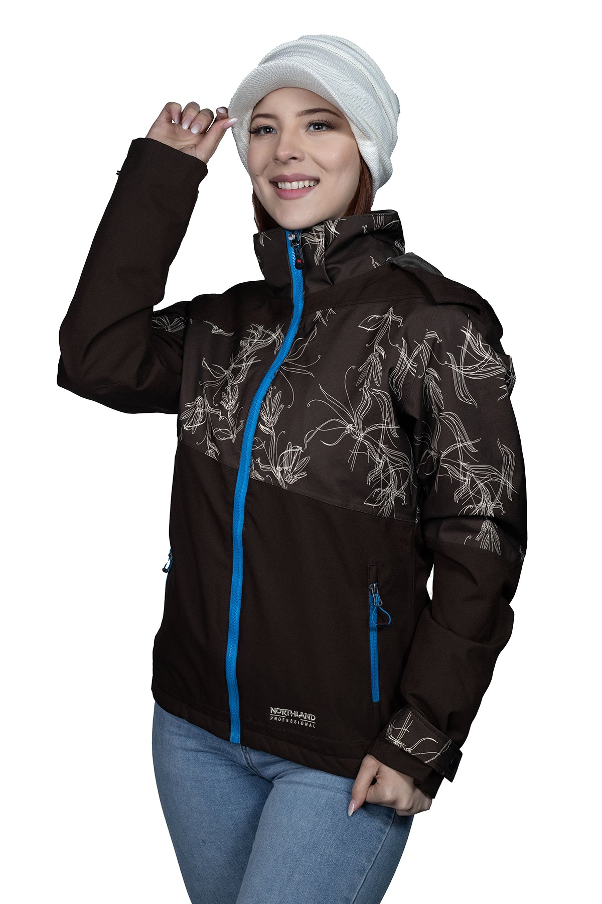 PARKA SKI MUJER NORTHLAND SNOWBOARD BROWN 02-049892