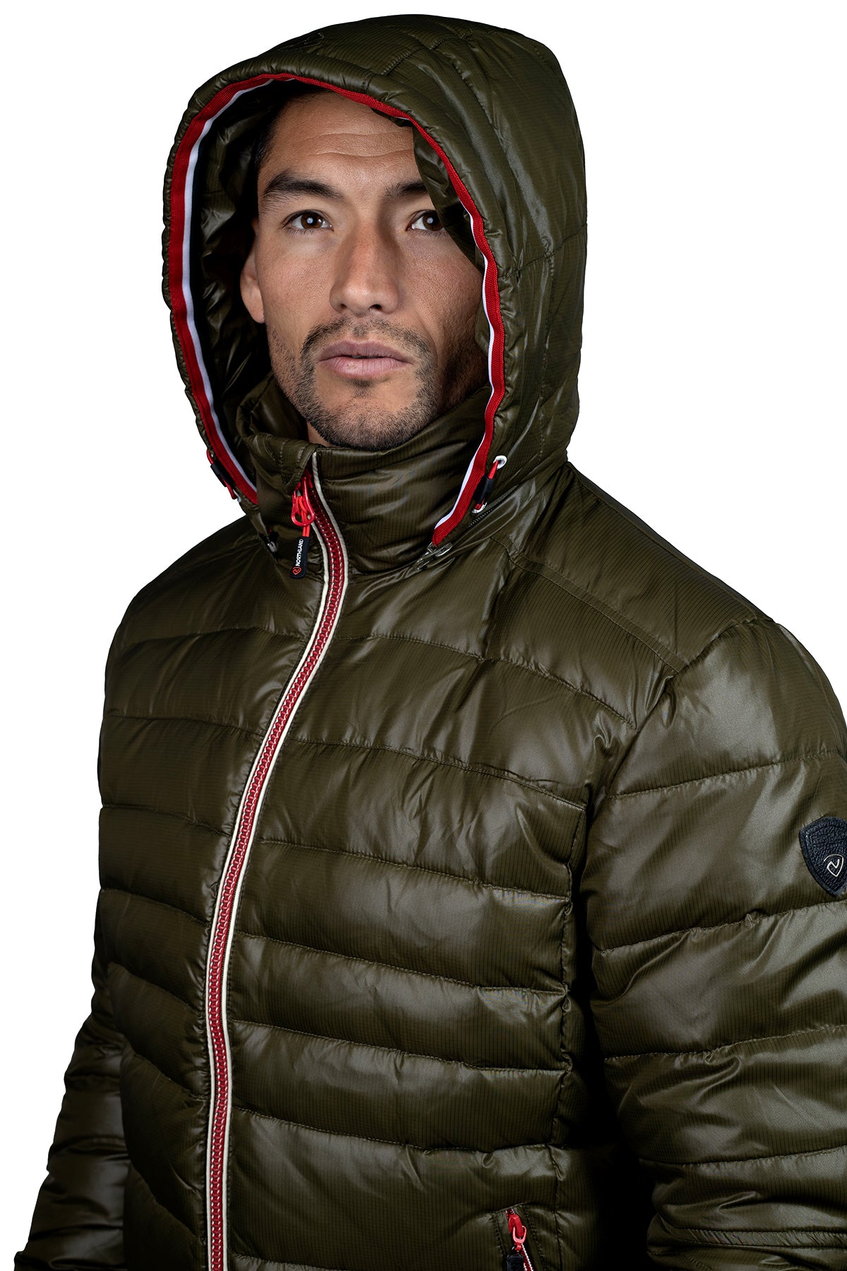 PARKA HOMBRE NORTHLAND CASTOR PLUMA 80/20 OLIVE 02-0738512