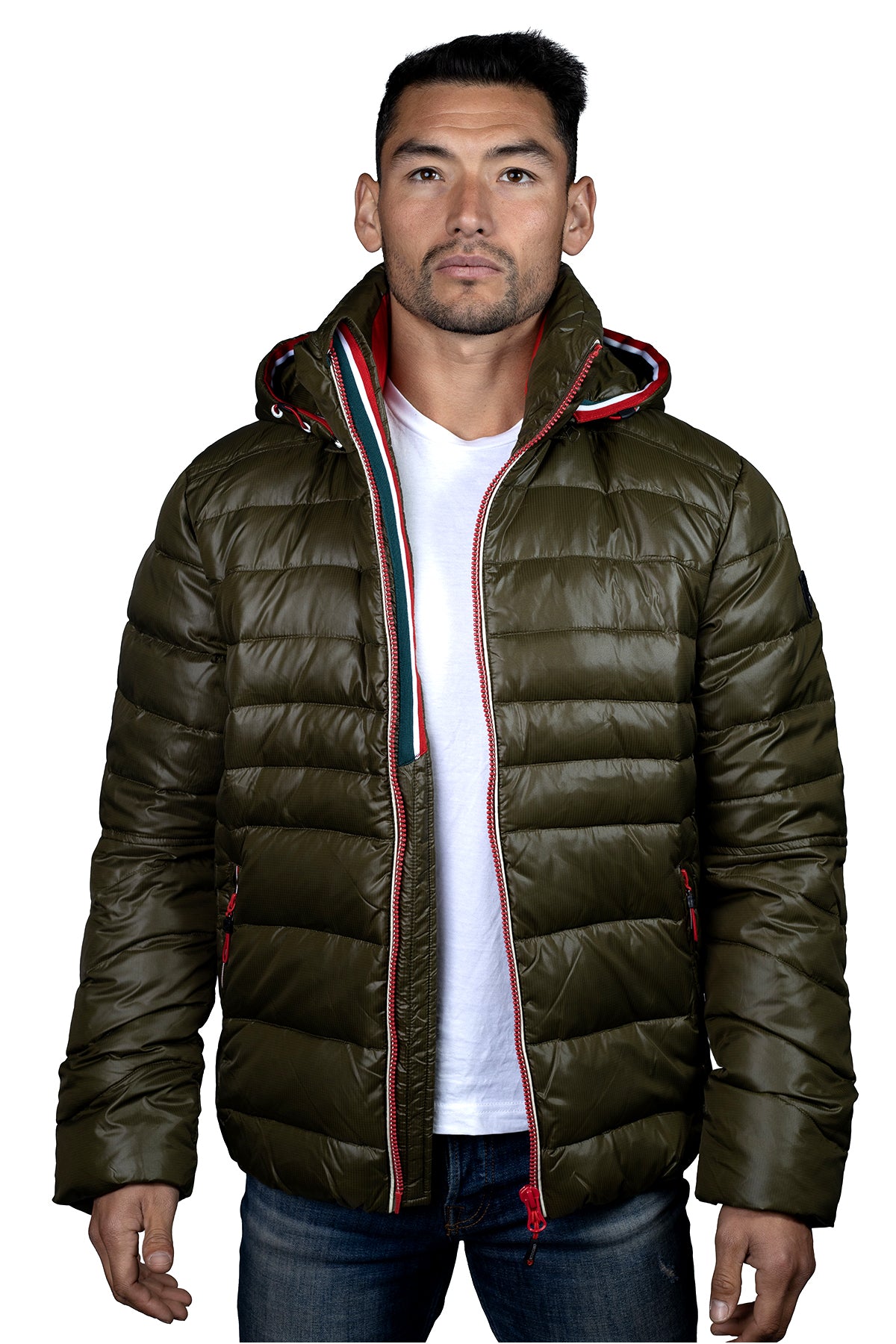 PARKA HOMBRE NORTHLAND CASTOR PLUMA 80/20 OLIVE 02-0738512