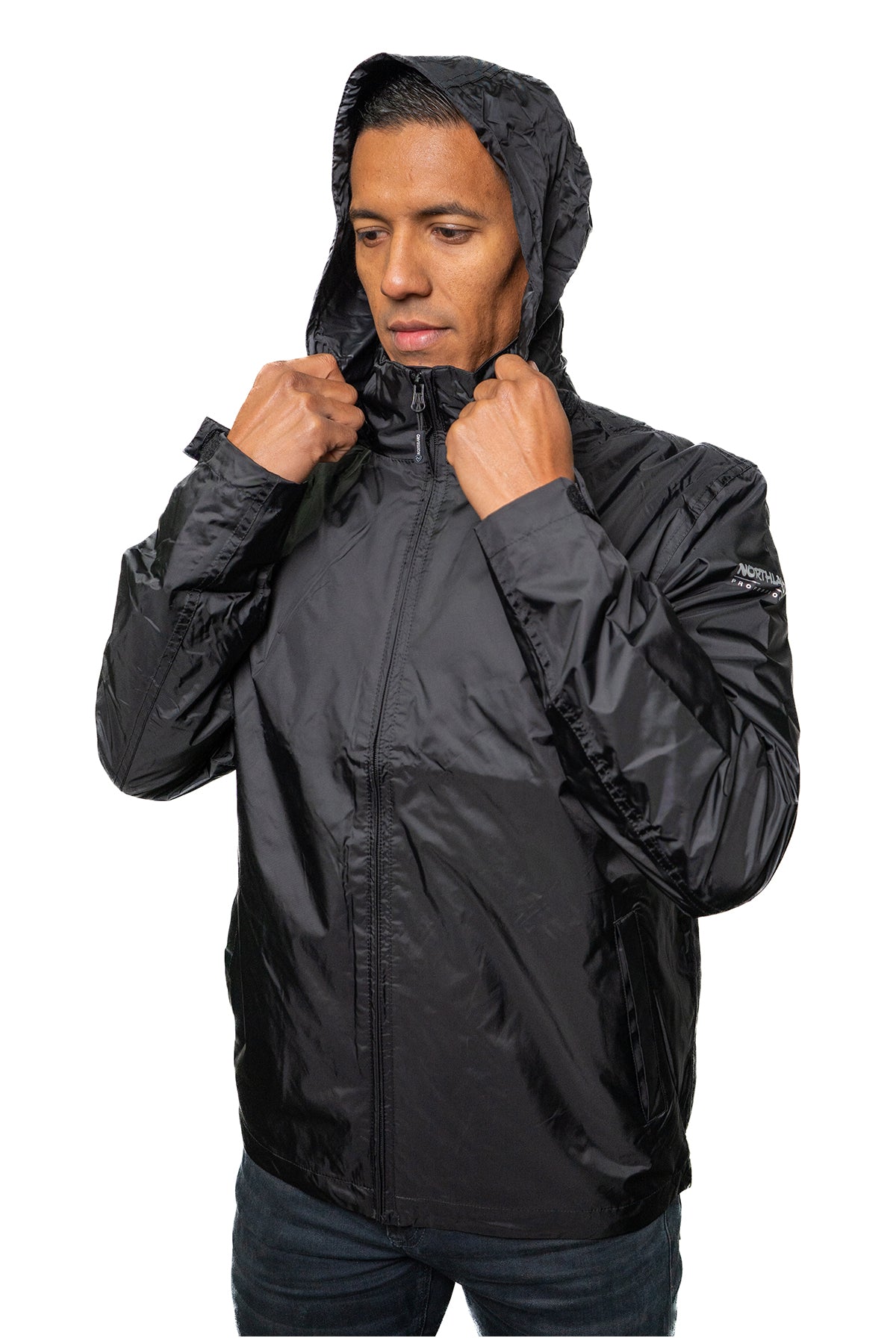 CHAQUETA HOMBRE NORTHLAND VALENTIN REGEN 2000 NEGRO 02-076551