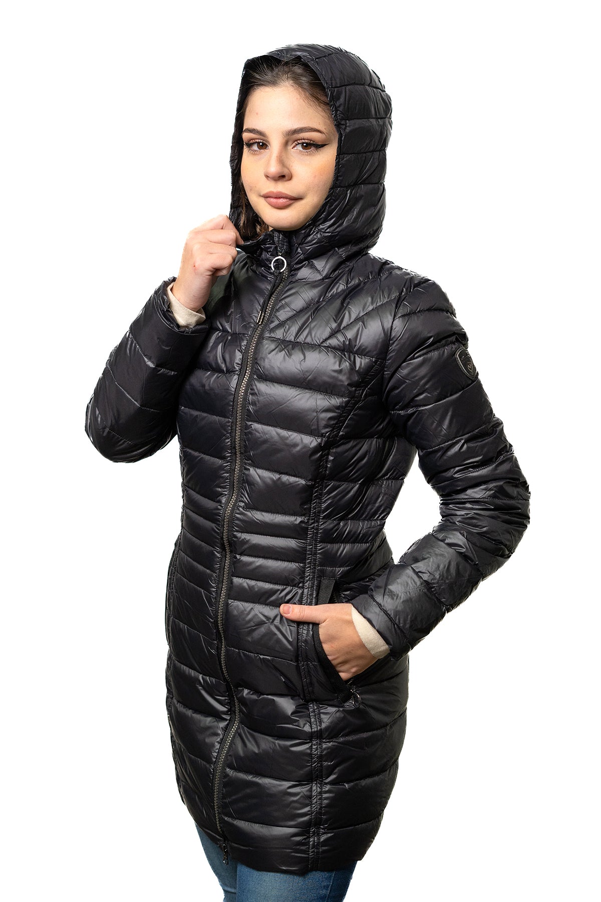 PARKA MUJER NORTHLAND JULIANA PLUMA 90/10 BLACK 02-079701