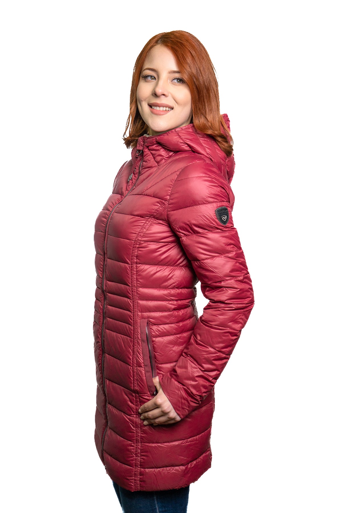 PARKA MUJER NORTHLAND JULIANA PLUMA 90/10 BORDEAUX 02-0797024