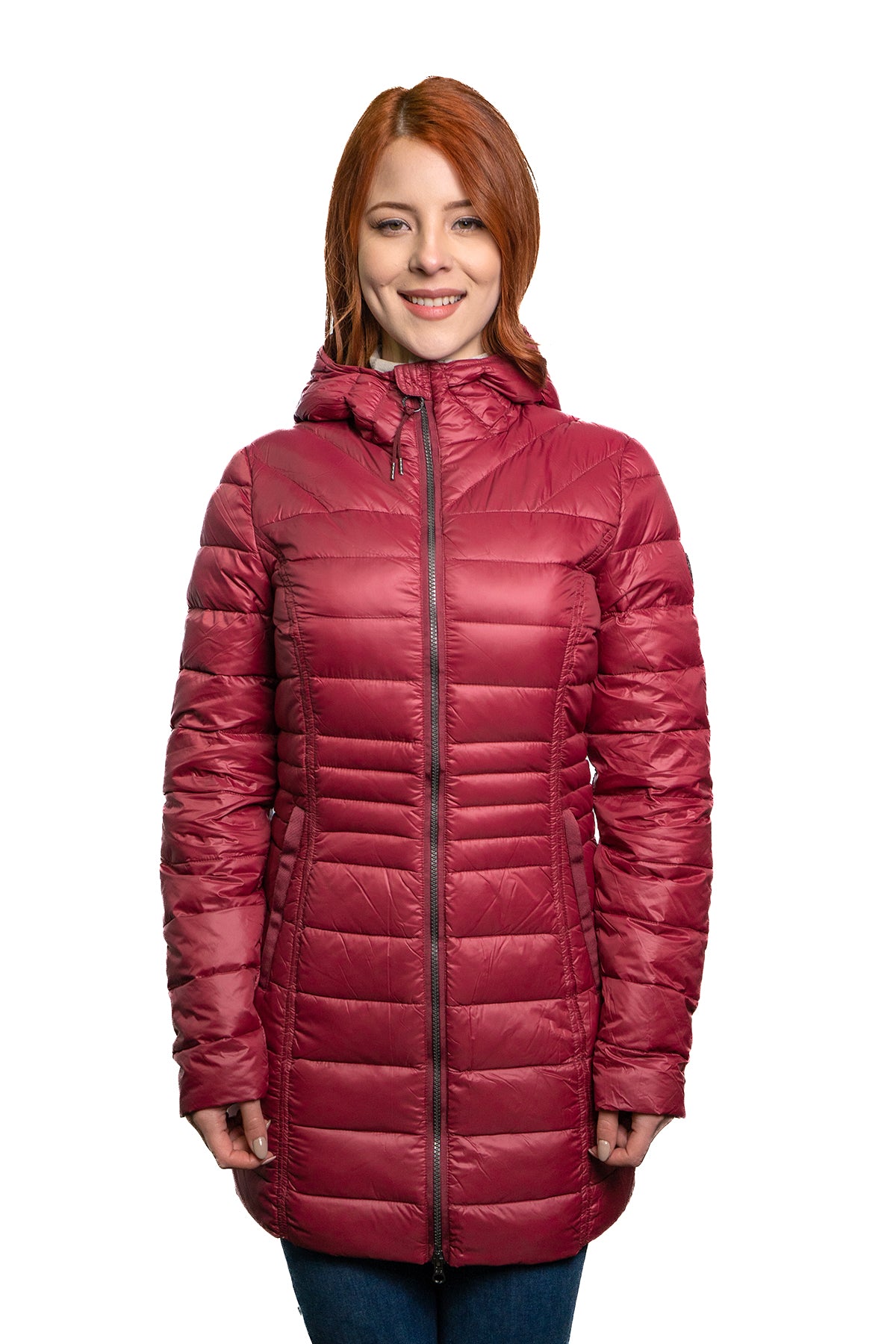 PARKA MUJER NORTHLAND JULIANA PLUMA 90/10 BORDEAUX 02-0797024