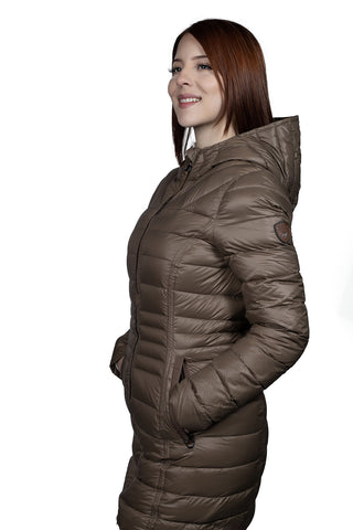 PARKA MUJER NORTHLAND JULIANA PLUMA 90/10 BROW 02-0797030