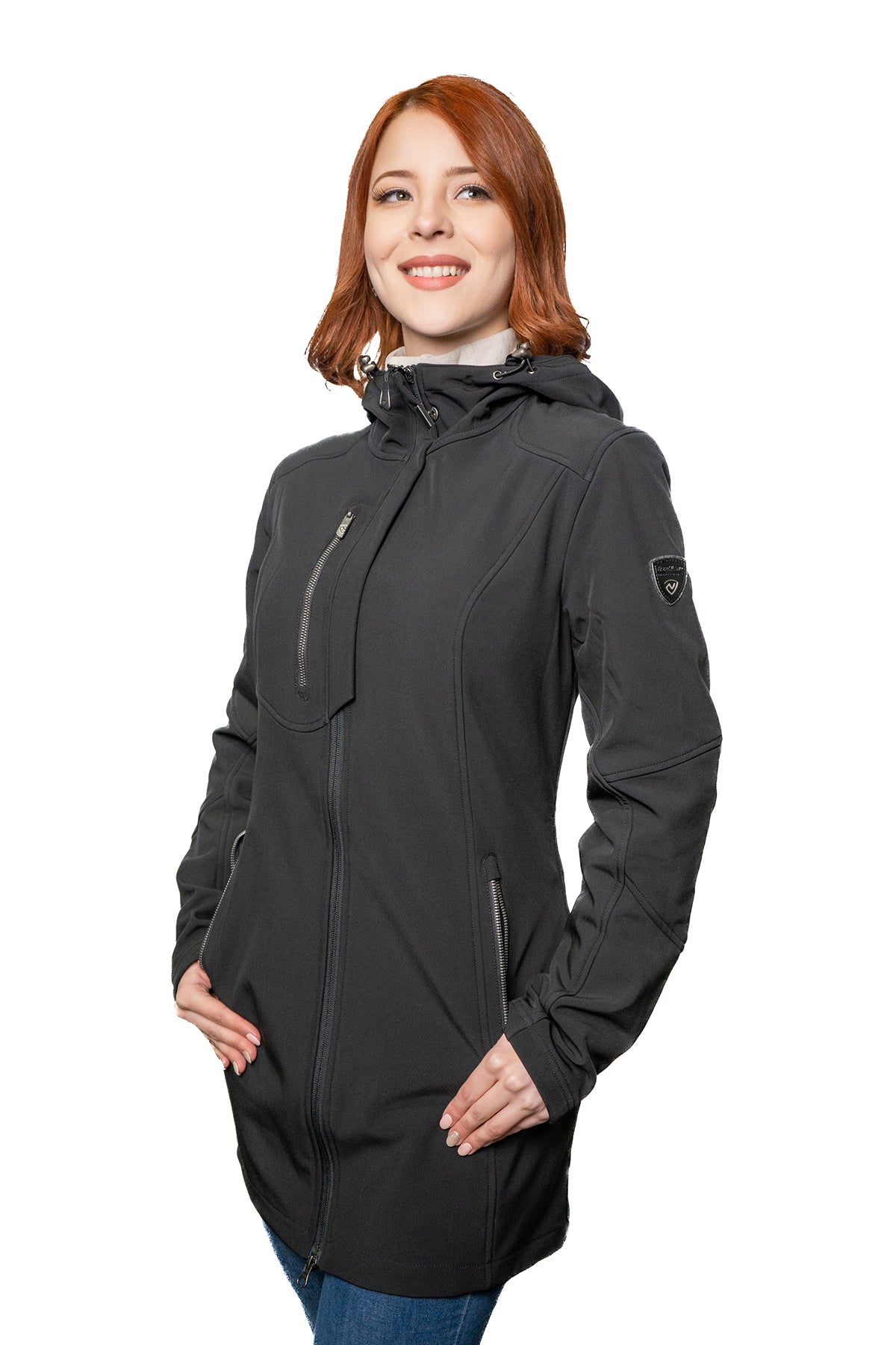 PARKA MUJER NORTHLAND SOFTSHELL BROKINA MANTEL BLACK 02-081781