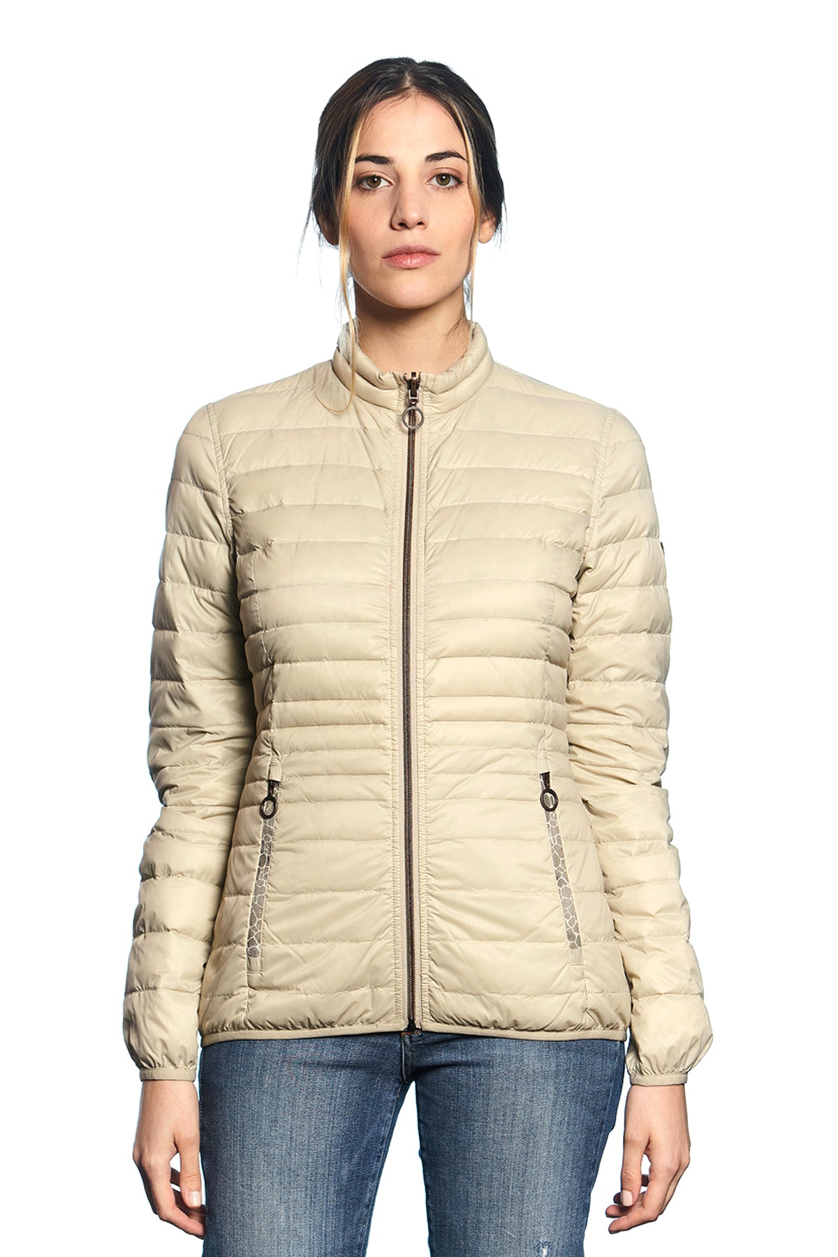 PARKA MUJER JULY PLUMA SAND NORTHLAND 02-0834768