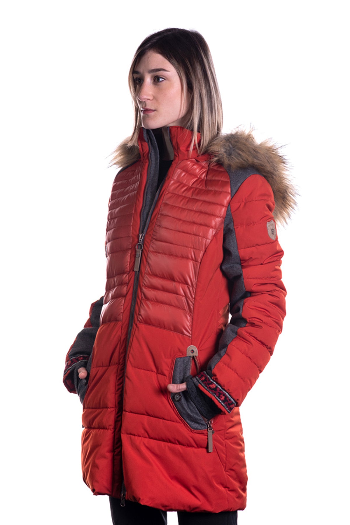 PARKA MUJER NORTHLAND ANNA HENNA RED 02-0854335
