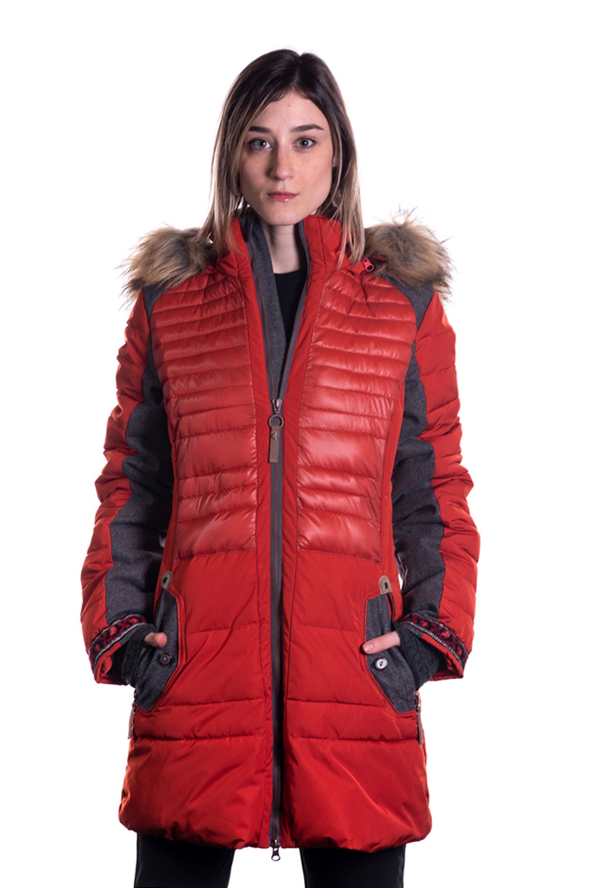 PARKA MUJER NORTHLAND ANNA HENNA RED 02-0854335