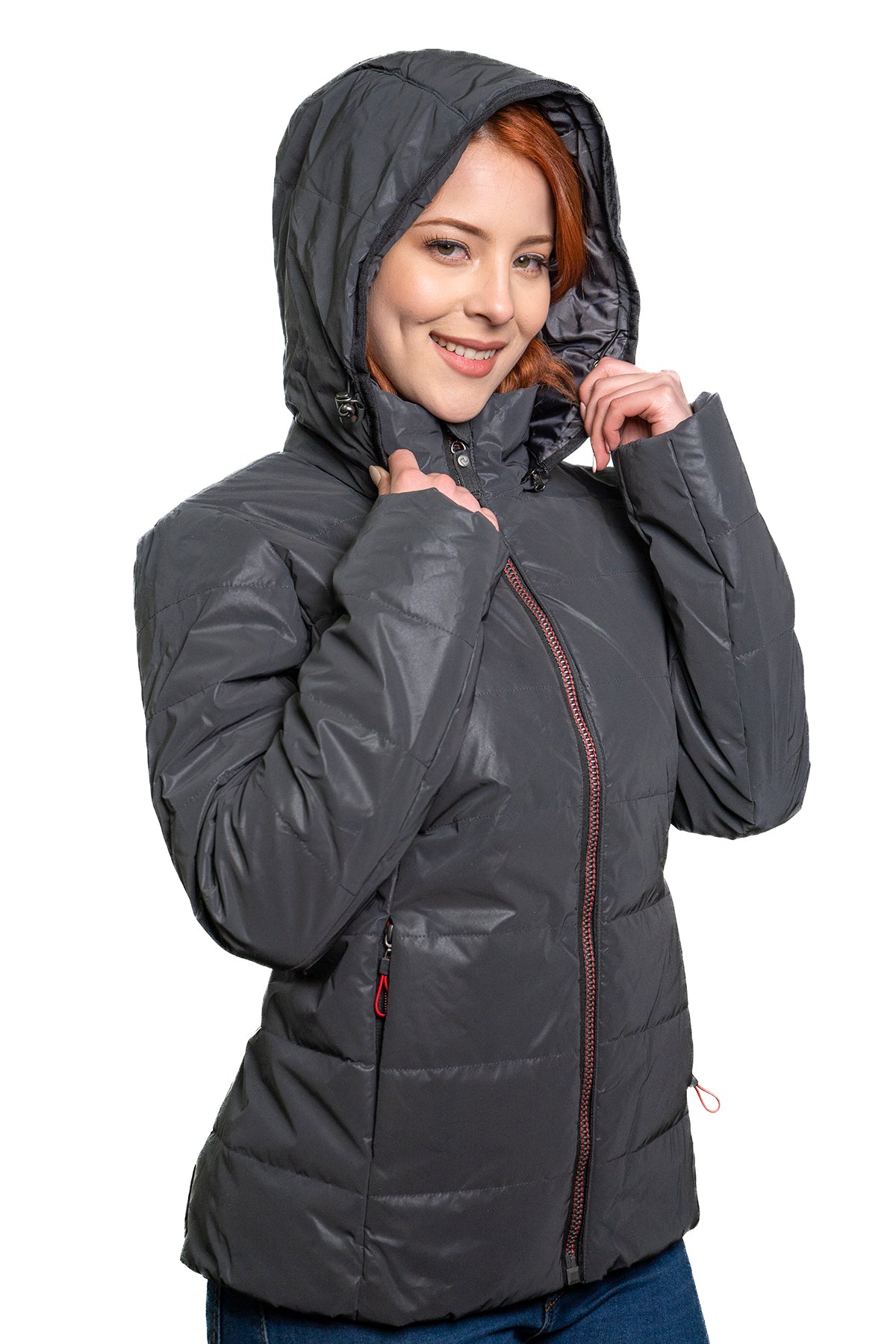 PARKA MUJER NORTHLAND LIORA BLACK REFLECTIVE 02-087041